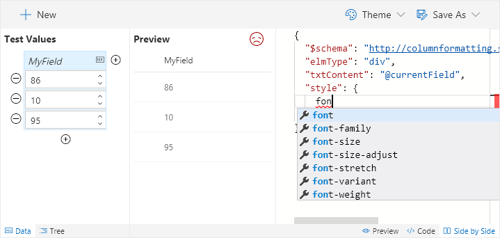 Intellisense