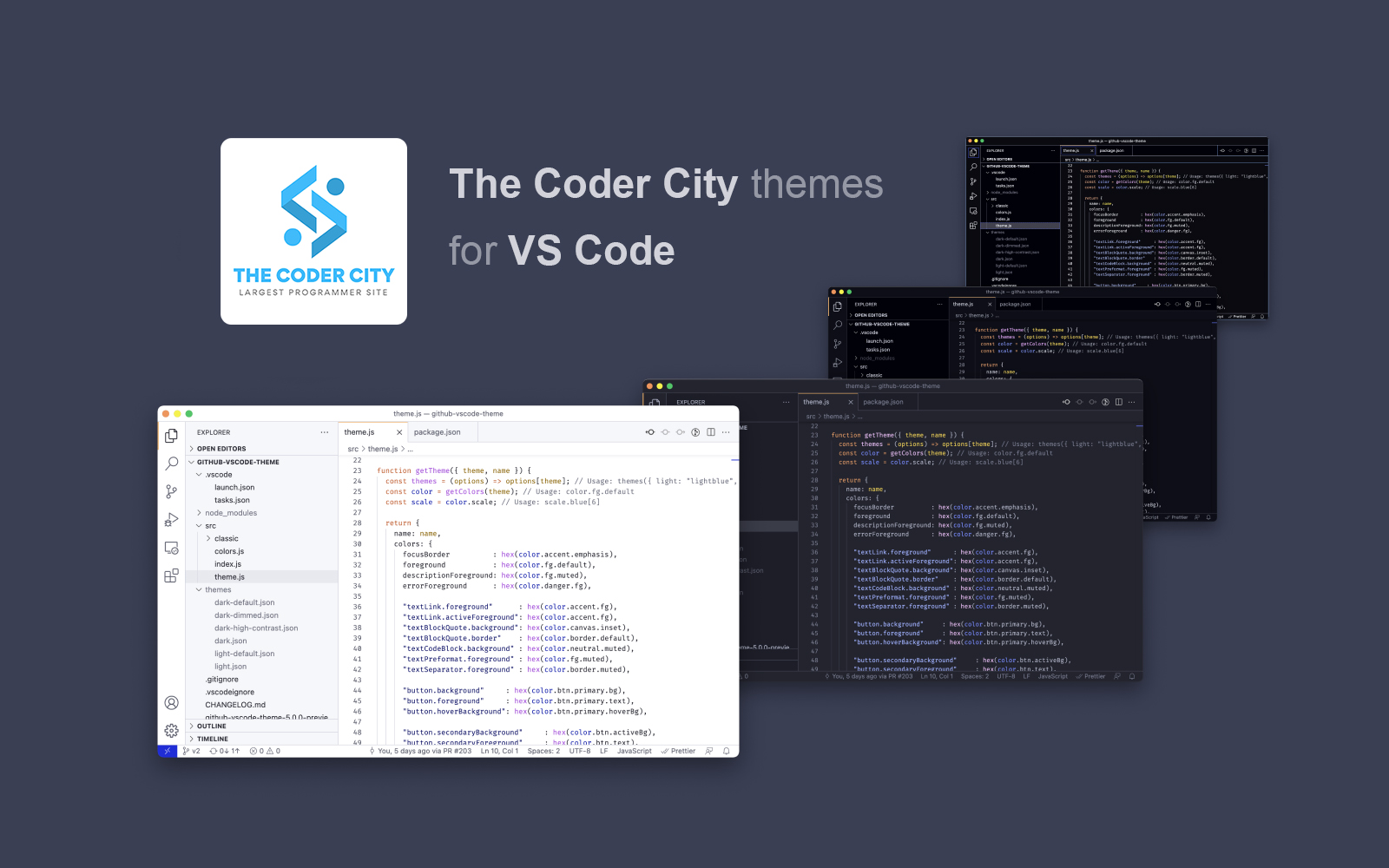 The Coder City theme