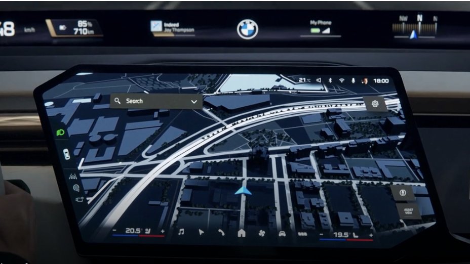 BMW Panoramic Vision and Central Display in the new X5
