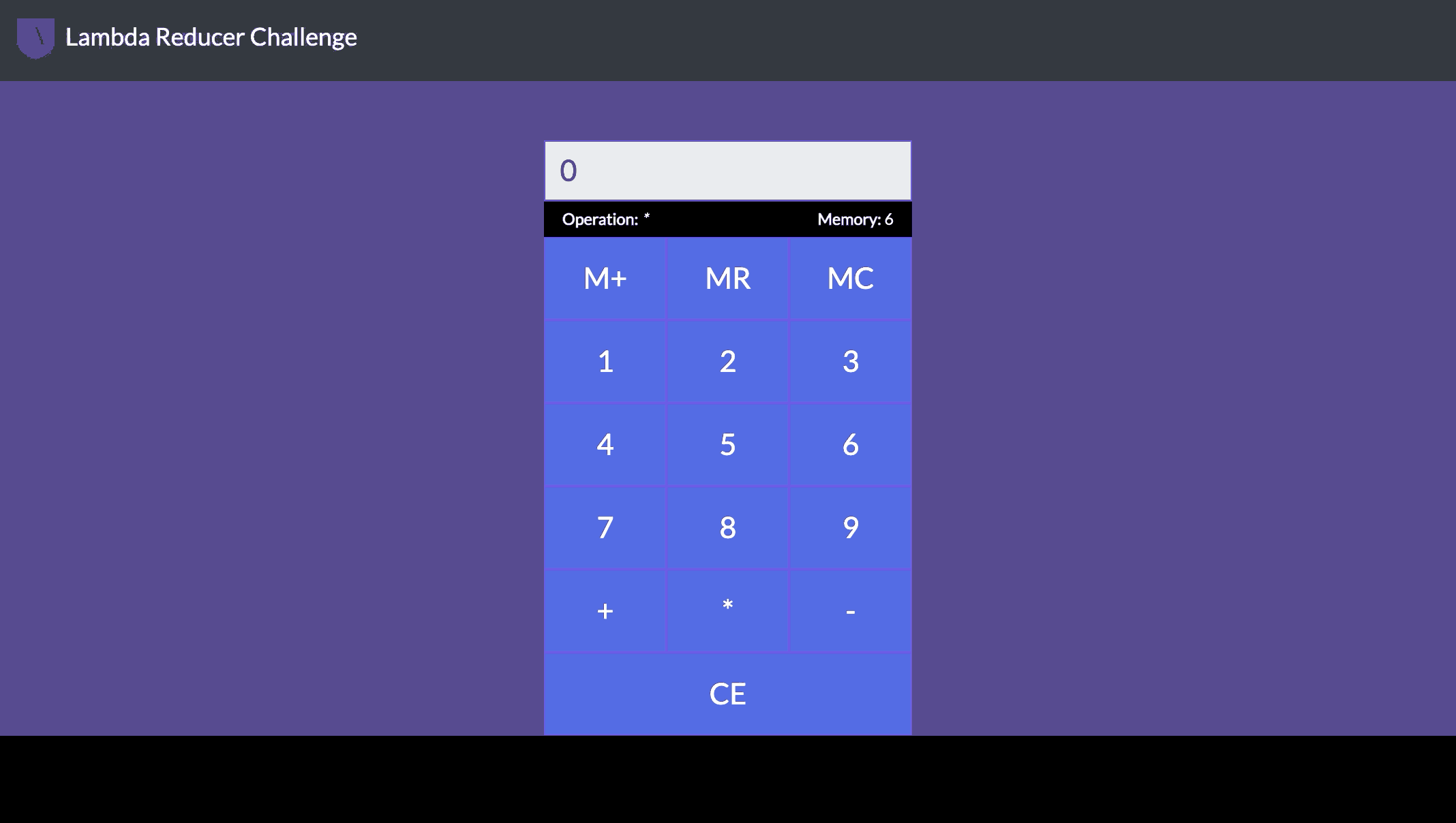 Calculator Example