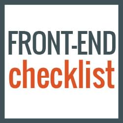 Front-End Checklist