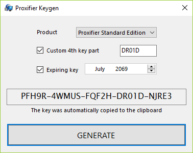 get registration key for proxifier standard edition v3.29