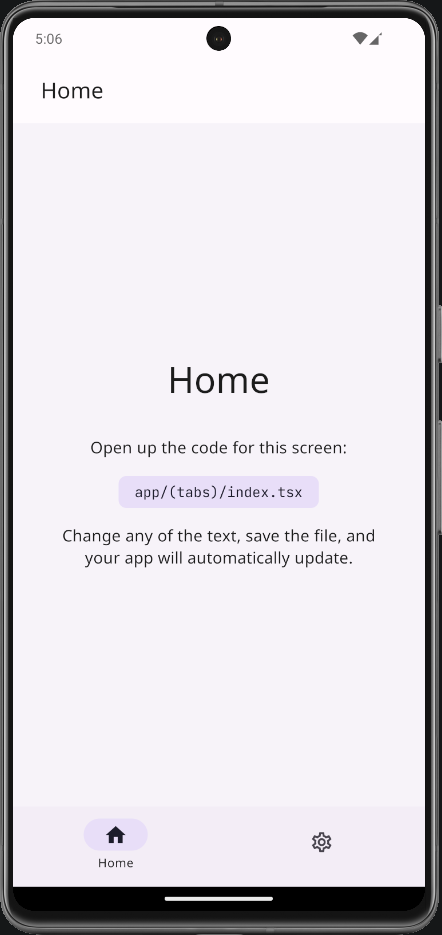 Home Screen Light