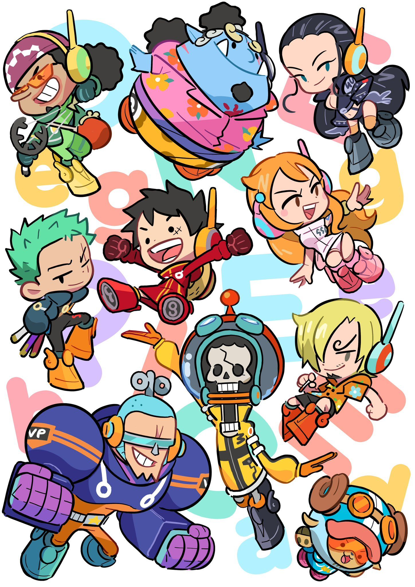 Strawhat crew art