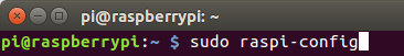 Raspi-config Configuration Screenshot 0