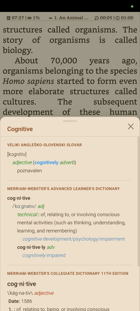 Mobile Dictionary