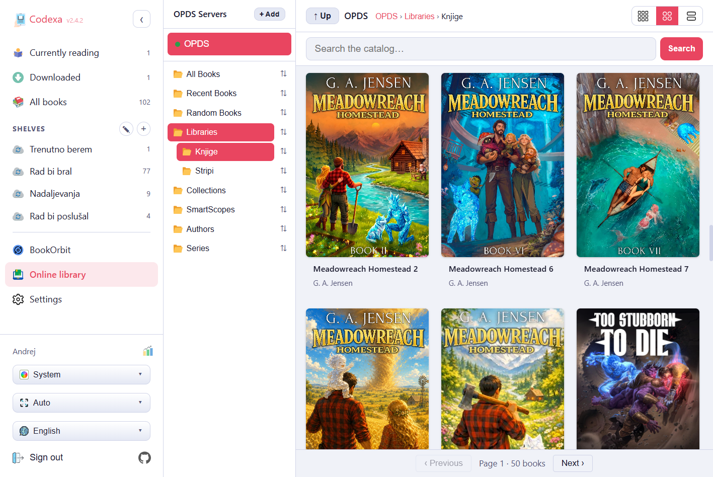 OPDS Browser