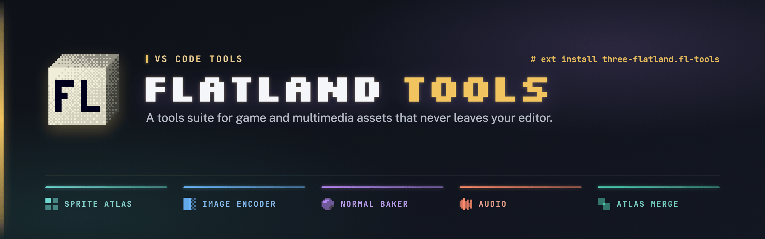 Flatland Tools: visual editors for game and multimedia assets, right in the editor.