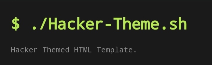 Github Thelearn Techhacker Theme Html Css Js Based Web Page Template