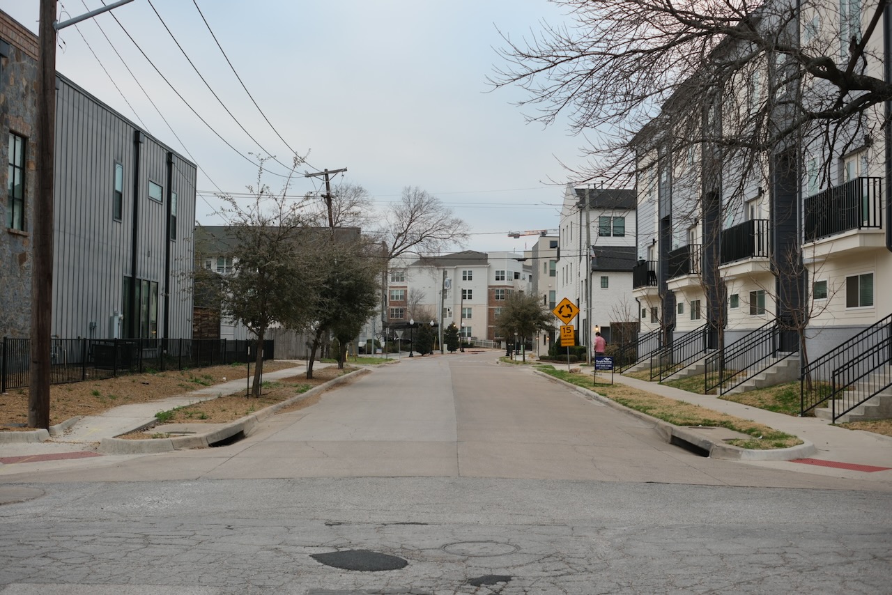 Another popped up street with new builds near West 7th