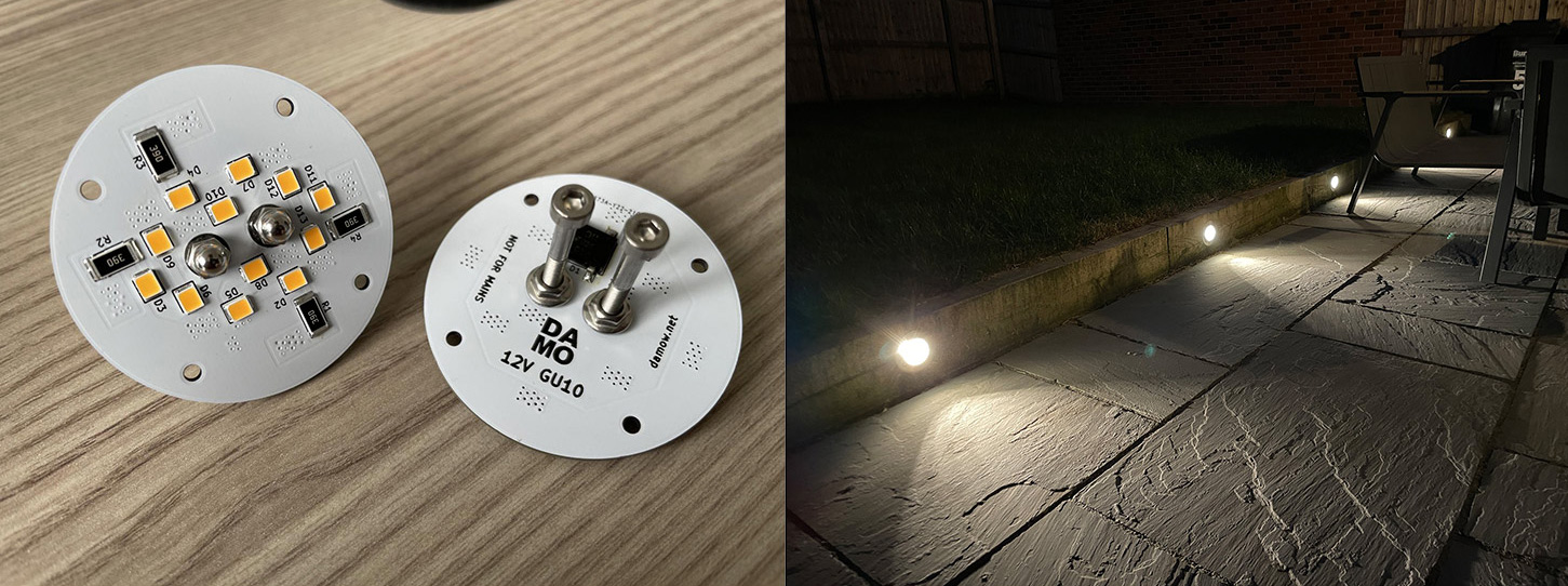 Gu10-12v lamp, from the project README