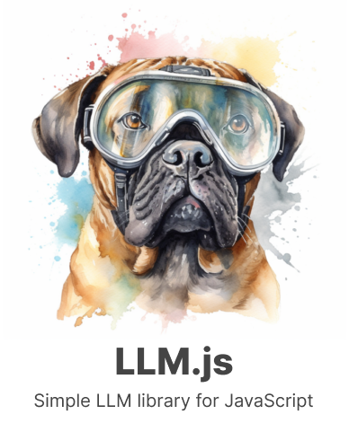 LLM.js — Simple LLM library for JavaScript
