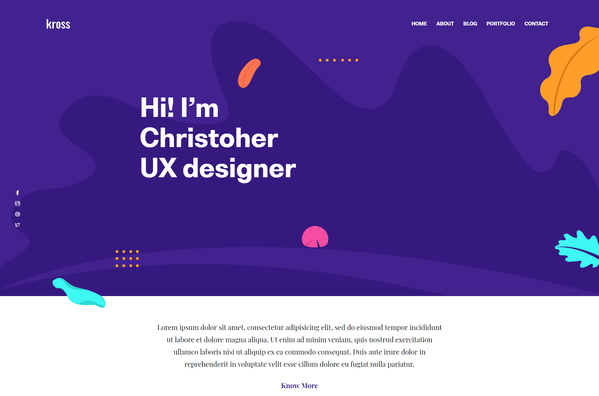 kross-bootstrap 网站模板截图