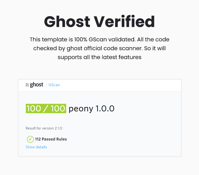 Peony - Responsive Premium Ghost Theme - 2