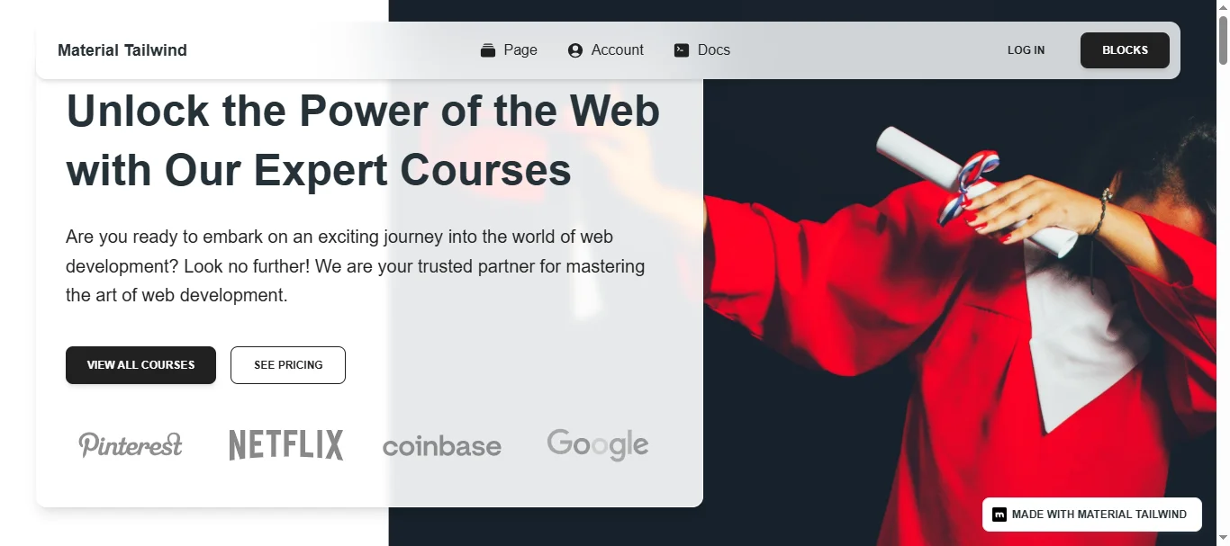 Course Landing Page