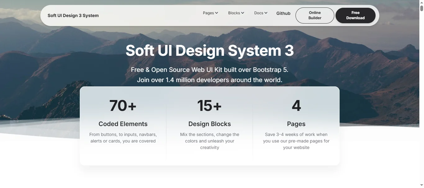 Soft UI Design System 3