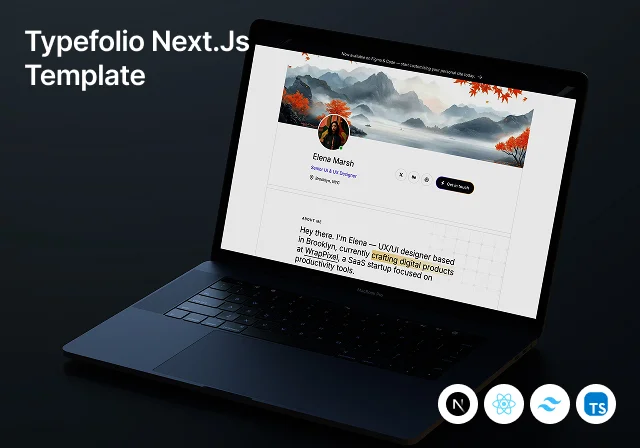 Typefolio NextJs Template
