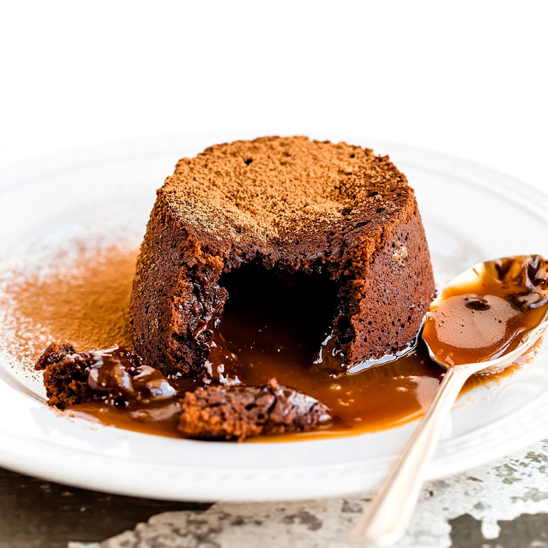 Petit gâteau de chocolate