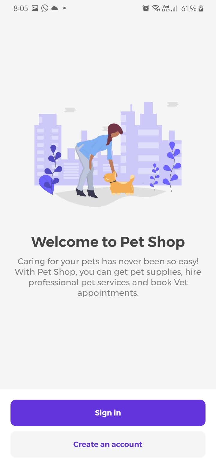 GitHub - thenifemi/PetShop: Pet Shop is an e-commerce application for  Android built with Flutter (iOS to come soon).