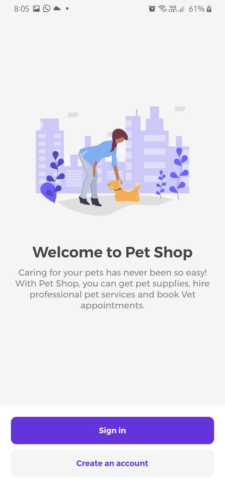 A Pet Shop application for Android built with Flutter