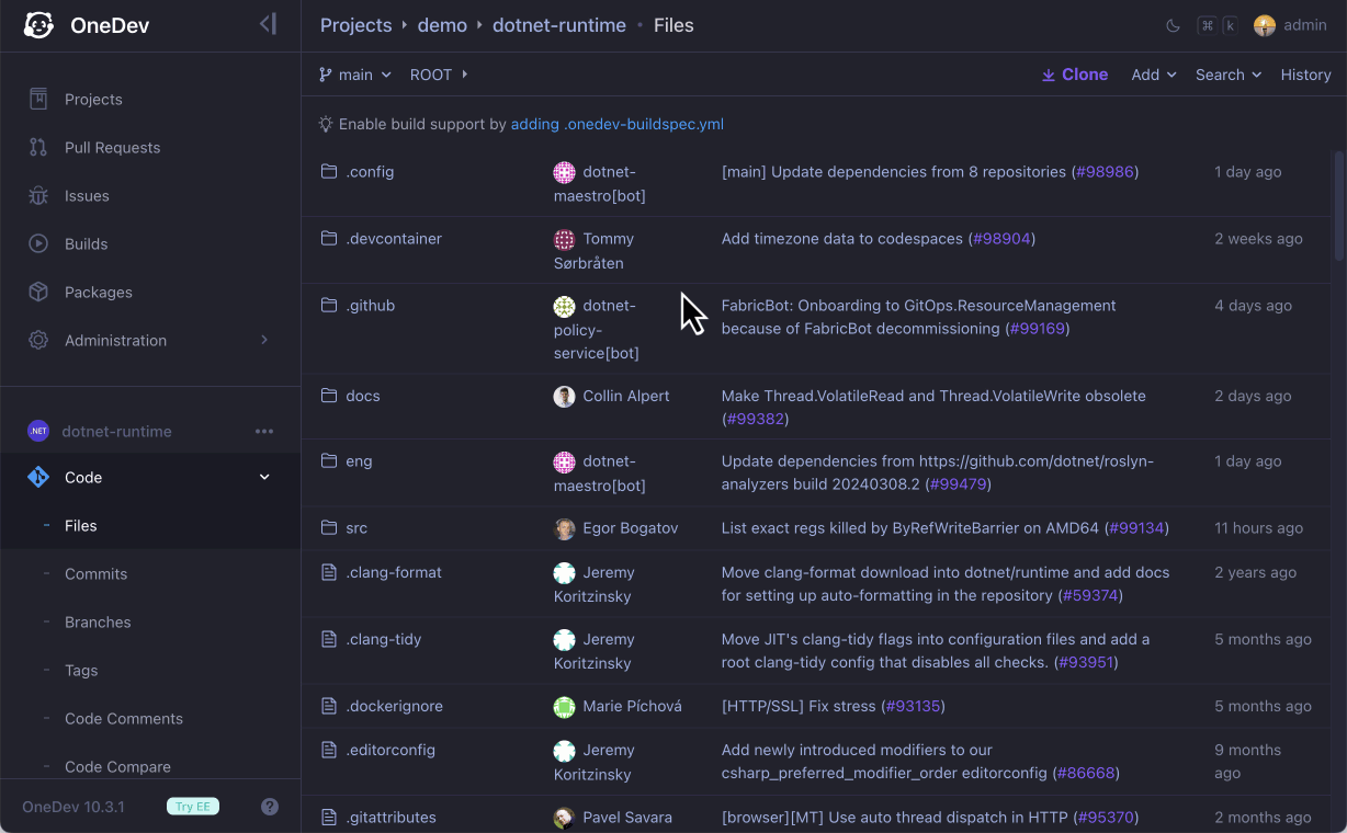 theonedev/onedev cover