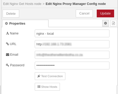 Nginx Proxy Manager Config