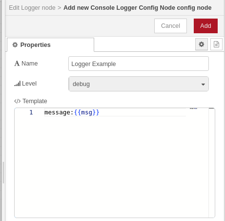 Console Logger Config