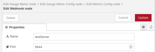 Webhook Server Config
