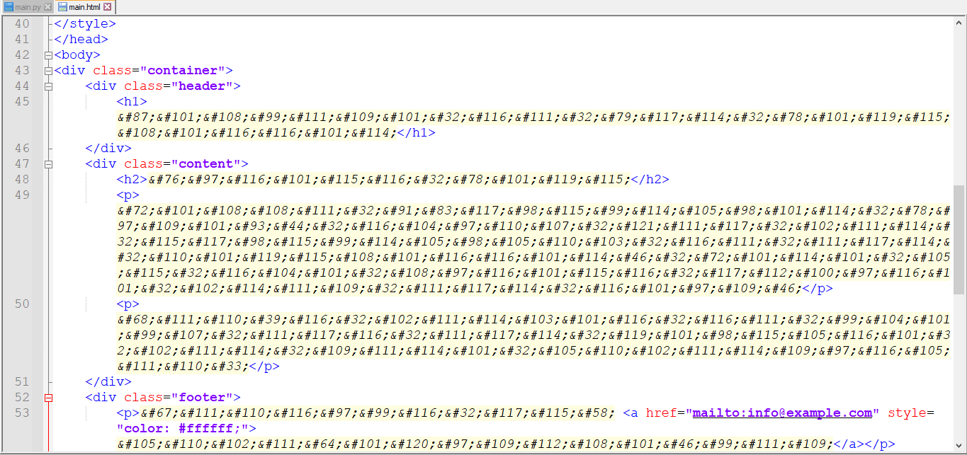 GitHub - thepythoncode97/HTML-Encoder: This tool provides HTML encoding ...