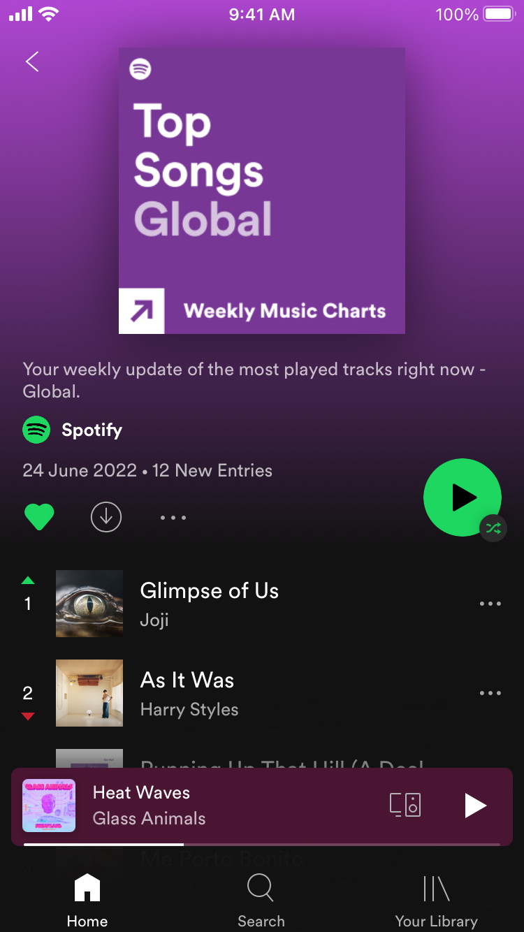 Screenshot 1 of Spotify Tweaked
