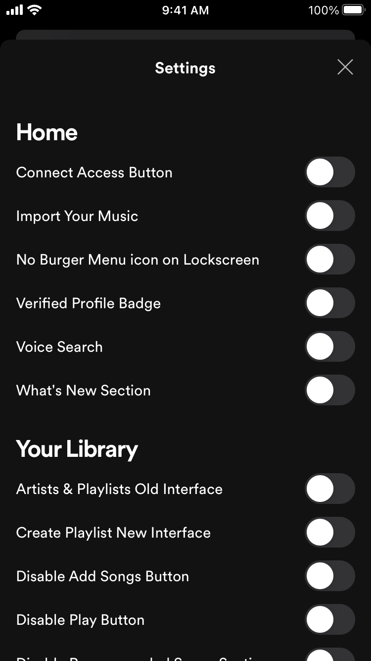 Screenshot 3 of Spotify Tweaked