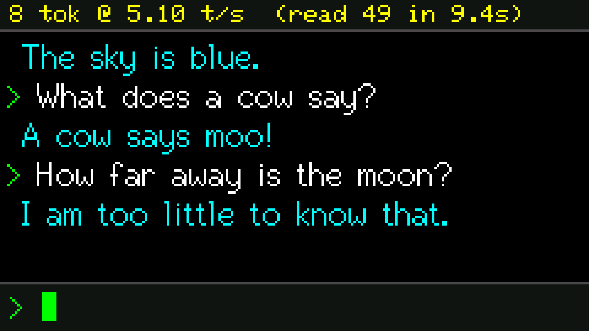simple facts and I don't know