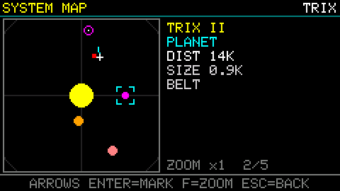 System map with zoom