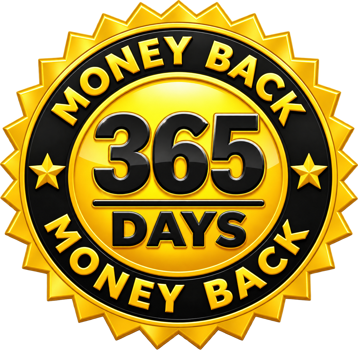 365-day money back guarantee