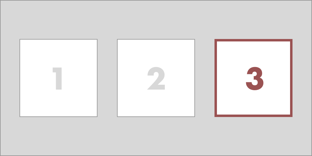 Viewport when the third element is focused, the fourth element is not visible at all to the user