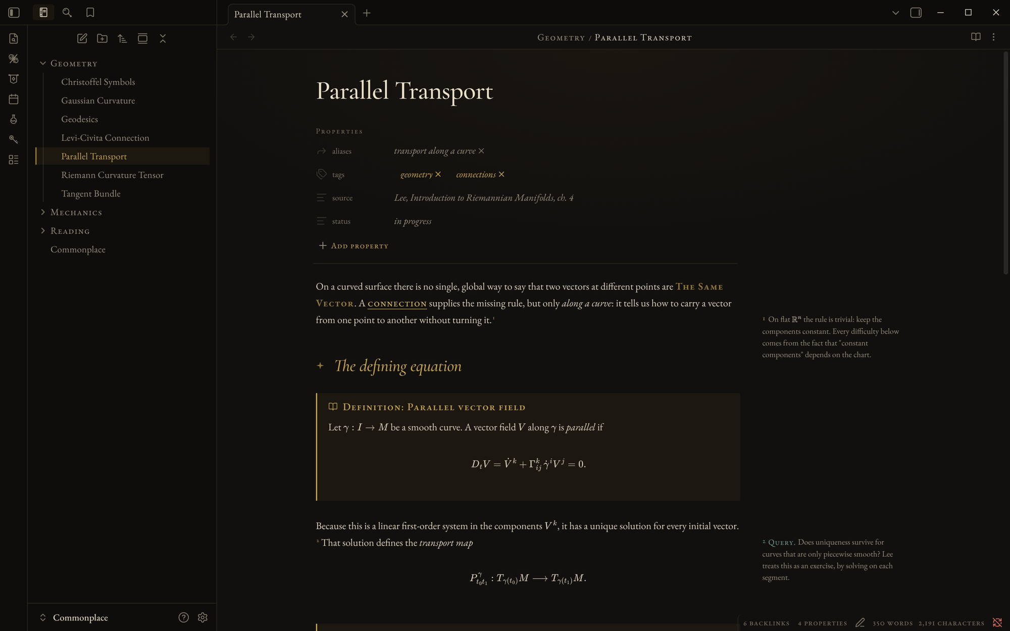 Live Preview with sidenotes