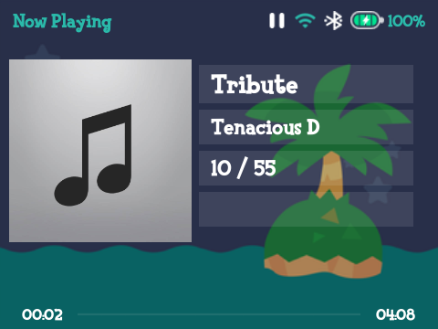 ACmp3 Theme running on Solar