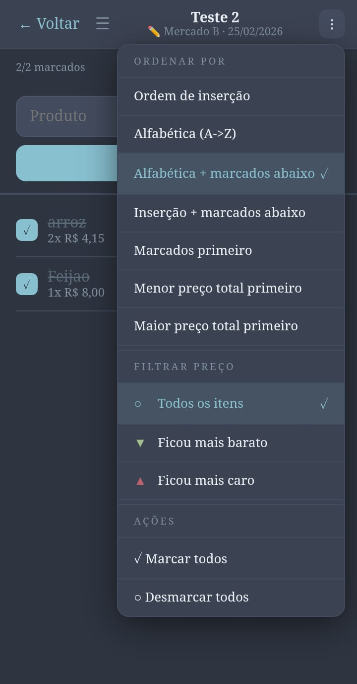 Ordenação