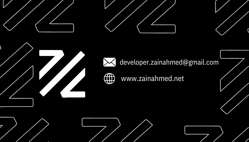 Zain Ahmed' Website