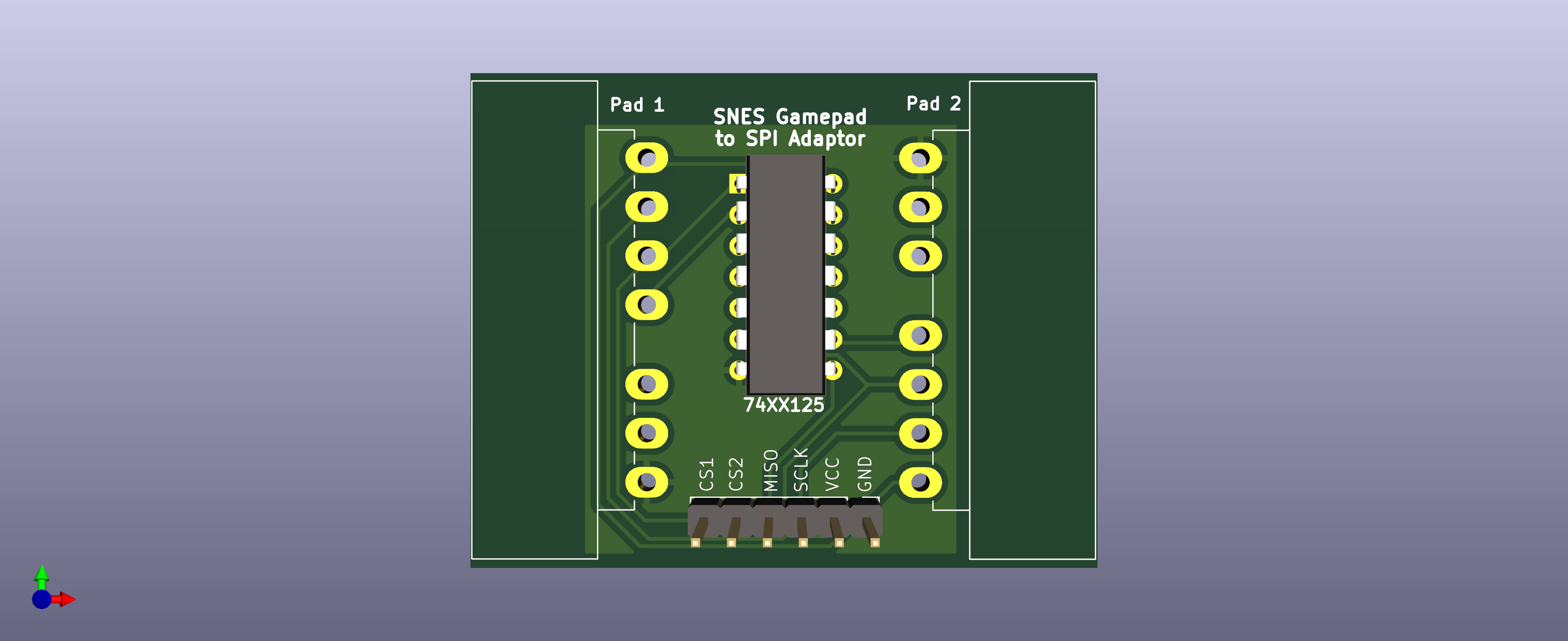 SNES-Gamepads to-SPI-Adaptor, from the project README