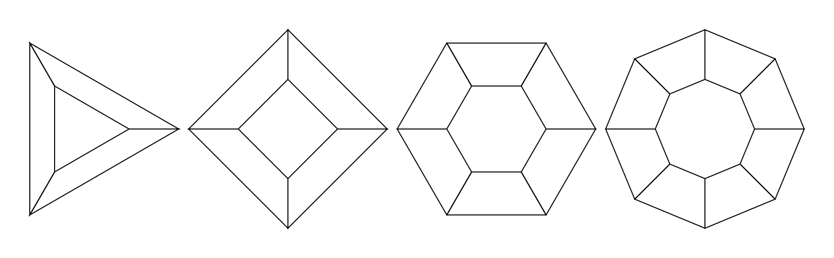 diagram of tessellated polygons