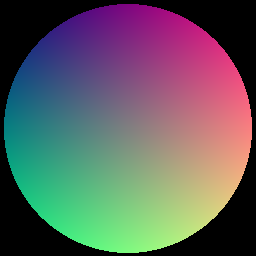 result image: circle with gradient fill