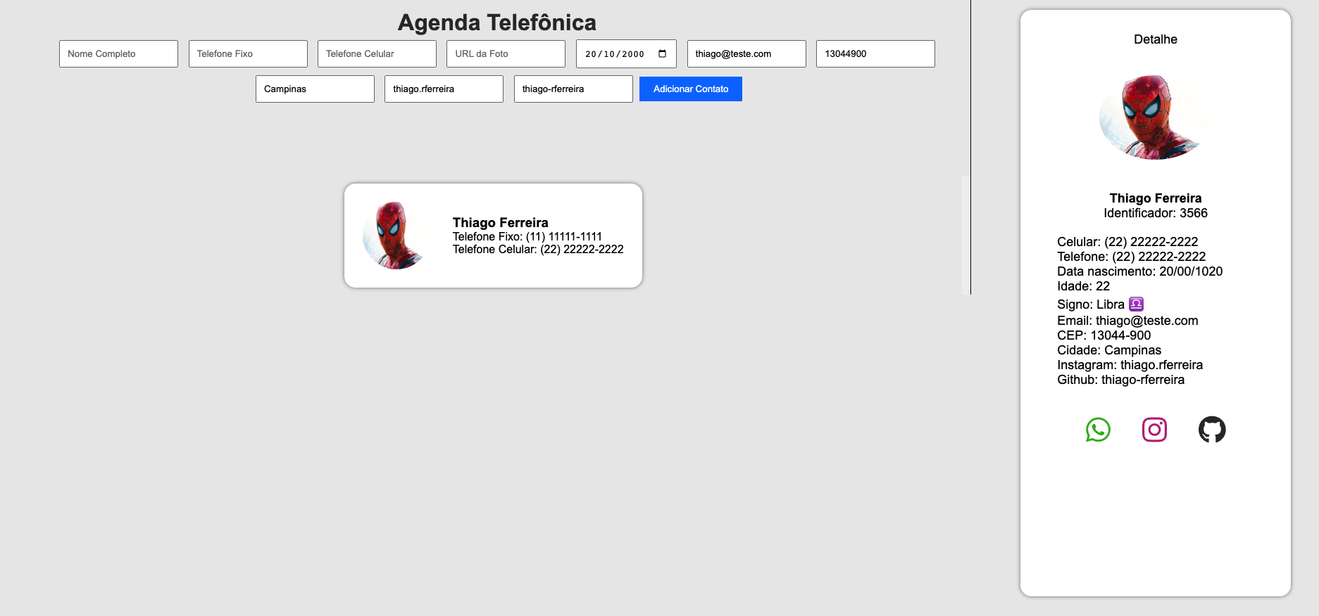 Exemplo de Uso