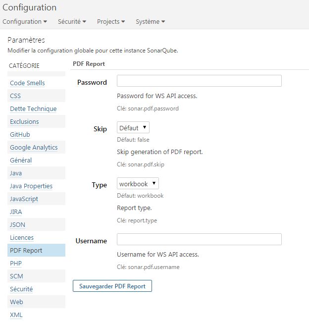 Plugin Configuration