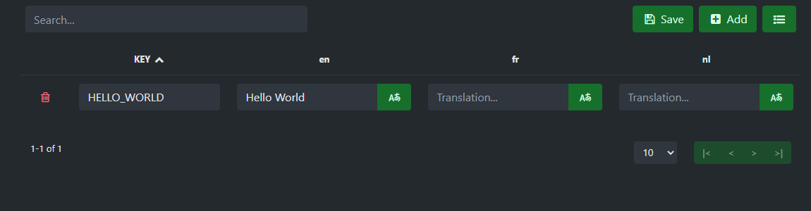 extension demo translate