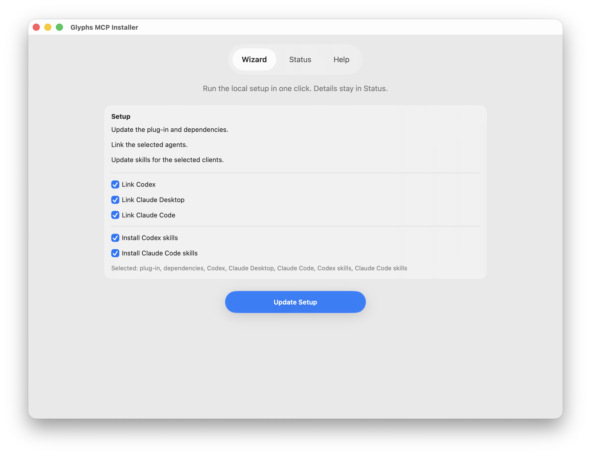 Glyphs MCP Installer