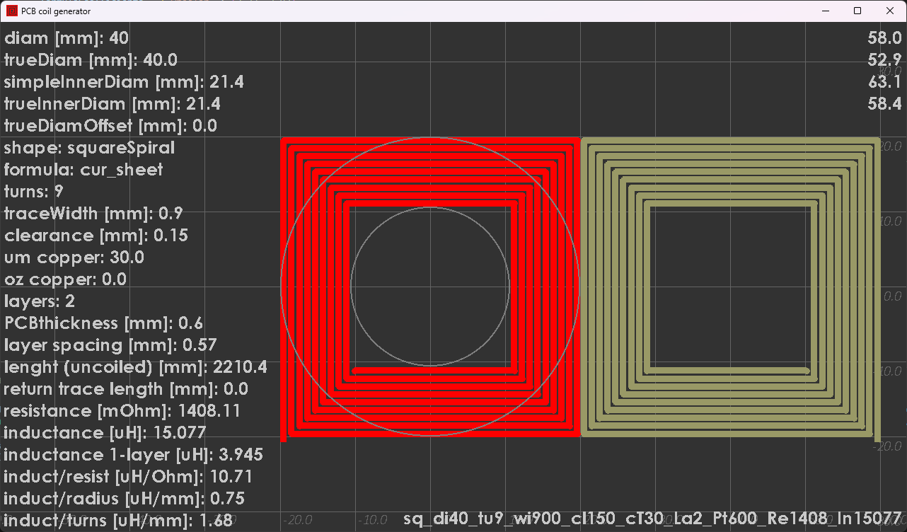 PCBcoilGenerator board, published by thijses
