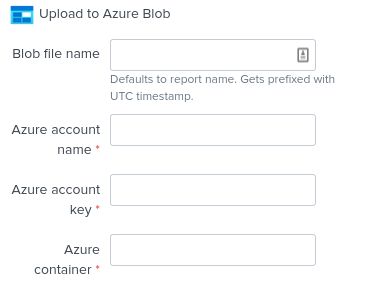 Upload configuration