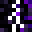 mod icon representing a pixelated 8x8 obsidian and crying obsidian block struck by a lightning bolt