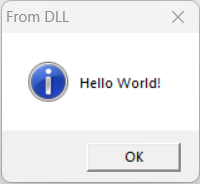 Message Box Hello World